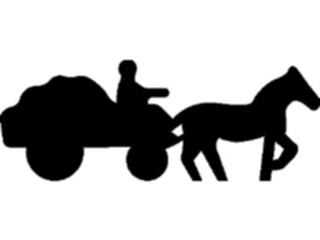 Sticker Custom Preview Image #131339 Transportation Silhouettes Carriage2