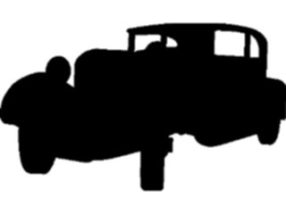 Sticker Custom Preview Image #131344 Transportation Silhouettes Classic Car3