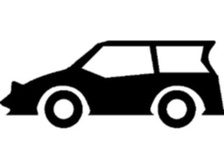 Sticker Custom Preview Image #131353 Transportation Silhouettes Hatchback