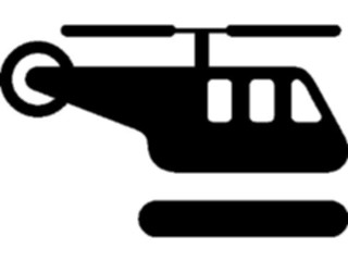 Sticker Custom Preview Image #131358 Transportation Silhouettes Helicopter5