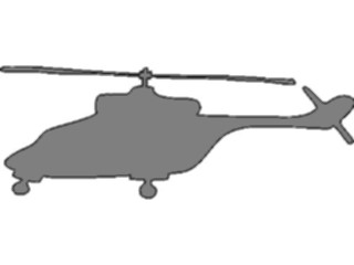 Sticker Custom Preview Image #131361 Transportation Silhouettes Helicopter8