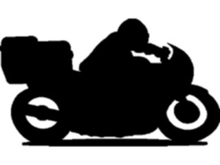 Sticker Custom Preview Image #131371 Transportation Silhouettes Motorcycle1