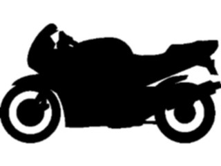 Sticker Custom Preview Image #131372 Transportation Silhouettes Motorcycle2