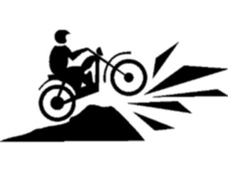 Sticker Custom Preview Image #131373 Transportation Silhouettes Motorcycle3