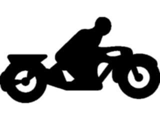 Sticker Custom Preview Image #131375 Transportation Silhouettes Motorcycle5