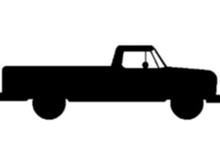 Sticker Custom Preview Image #131381 Transportation Silhouettes Pickup4