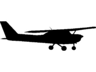 Sticker Custom Preview Image #131382 Transportation Silhouettes Plane01