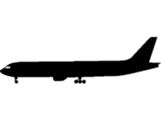 Sticker Custom Preview Image #131386 Transportation Silhouettes Plane05