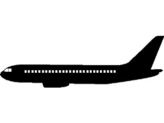 Sticker Custom Preview Image #131393 Transportation Silhouettes Plane12