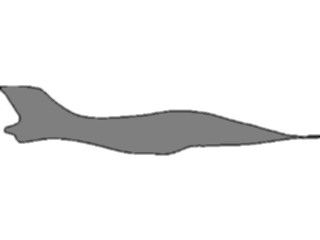 Sticker Custom Preview Image #131397 Transportation Silhouettes Plane16