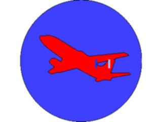 Sticker Custom Preview Image #131404 Transportation Silhouettes Plane23