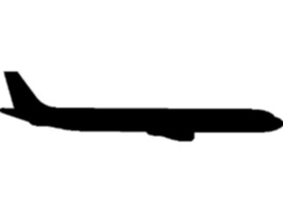 Sticker Custom Preview Image #131407 Transportation Silhouettes Plane7073