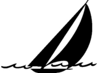 Sticker Custom Preview Image #131413 Transportation Silhouettes Sailboat2