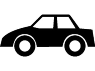 Sticker Custom Preview Image #131421 Transportation Silhouettes Sedan1