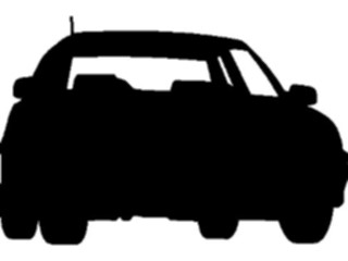 Sticker Custom Preview Image #131422 Transportation Silhouettes Sedan2