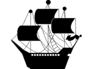 Sticker Custom Preview Image #131430 Transportation Silhouettes Ship01