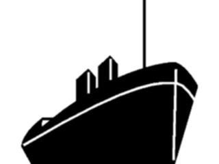 Sticker Custom Preview Image #131432 Transportation Silhouettes Ship03