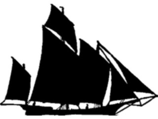Sticker Custom Preview Image #131439 Transportation Silhouettes Ship10