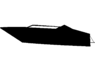 Sticker Custom Preview Image #131442 Transportation Silhouettes Speed Boat