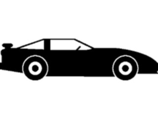 Sticker Custom Preview Image #131446 Transportation Silhouettes Sports Car4