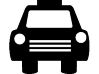 Sticker Custom Preview Image #131454 Transportation Silhouettes Taxi1