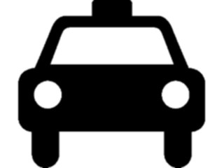 Sticker Custom Preview Image #131455 Transportation Silhouettes Taxi2