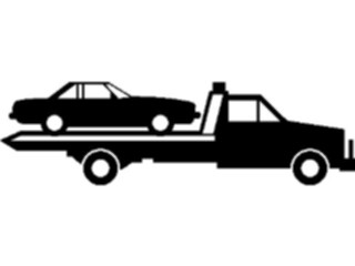 Sticker Custom Preview Image #131456 Transportation Silhouettes Tow Truck1