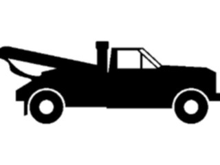 Sticker Custom Preview Image #131457 Transportation Silhouettes Tow Truck2