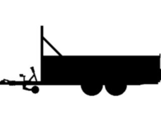 Sticker Custom Preview Image #131461 Transportation Silhouettes Trailer2