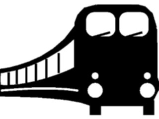 Sticker Custom Preview Image #131471 Transportation Silhouettes Train5