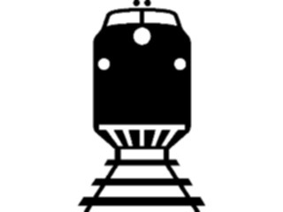 Sticker Custom Preview Image #131473 Transportation Silhouettes Train7