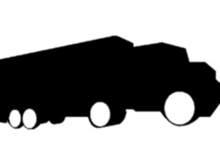 Sticker Custom Preview Image #131484 Transportation Silhouettes Truck07