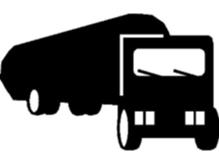 Sticker Custom Preview Image #131485 Transportation Silhouettes Truck08