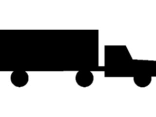 Sticker Custom Preview Image #131492 Transportation Silhouettes Truck15