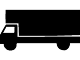 Sticker Custom Preview Image #131495 Transportation Silhouettes Truck18