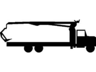 Sticker Custom Preview Image #131496 Transportation Silhouettes Truck Pulp