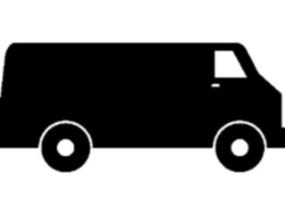 Sticker Custom Preview Image #131497 Transportation Silhouettes Van