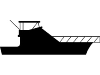 Sticker Custom Preview Image #131498 Transportation Silhouettes Yacht