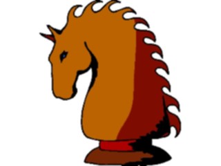 Sticker Custom Preview Image #131688 Travel Leisure Chess Knight Brown