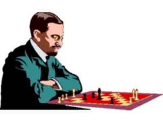 Sticker Custom Preview Image #131702 Travel Leisure Chess Man Playing Chess