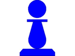 Sticker Custom Preview Image #131713 Travel Leisure Chess Pawn Blue