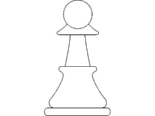 Sticker Custom Preview Image #131714 Travel Leisure Chess Pawn White1