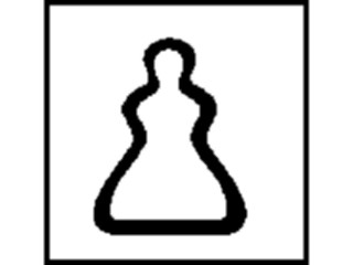 Sticker Custom Preview Image #131719 Travel Leisure Chess Pawn White6