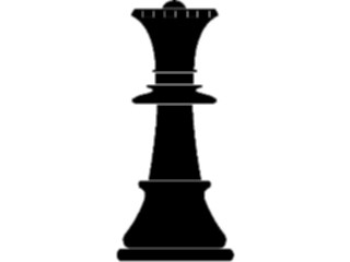 Sticker Custom Preview Image #131732 Travel Leisure Chess Queen Black1