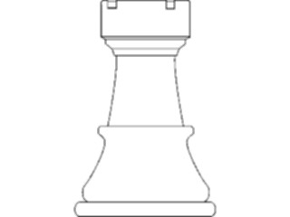 Sticker Custom Preview Image #131755 Travel Leisure Chess Rook White1