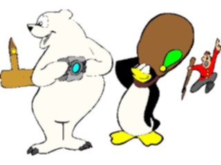 Sticker Custom Preview Image #132051 Travel Leisure Vacations Bear Penguinin London