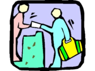 Sticker Custom Preview Image #132083 Travel Leisure Vacations Boarding Ticket