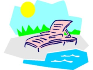 Sticker Custom Preview Image #132093 Travel Leisure Vacations Chaise Lounge