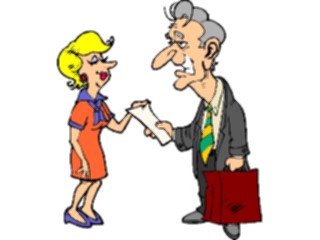 Sticker Custom Preview Image #132292 Travel Leisure Vacations Man Giving Ticket