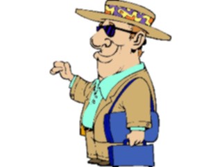 Sticker Custom Preview Image #132306 Travel Leisure Vacations Manwith Luggage08